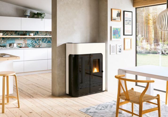 Sobă centrală pe peleți (diferte dimensiuni) Elisabeth